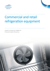 Commercial and retail refrigeration equipment