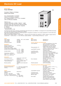 Electronic DC Load - Zentro