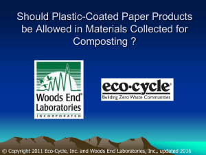 Should Plastic-Coated Paper Products be - Eco
