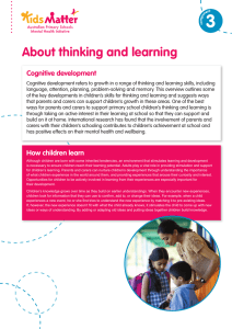 About thinking and learning