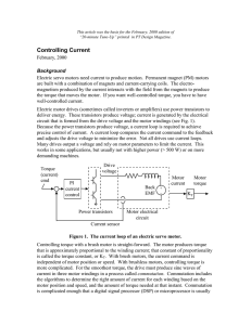 Controlling Current