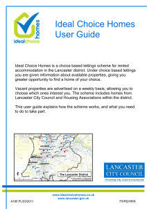 Ideal Choice Homes User Guide