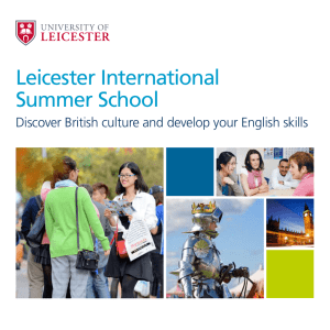 Leicester International Summer School