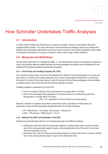 How Schindler Undertakes Traffic Analyses