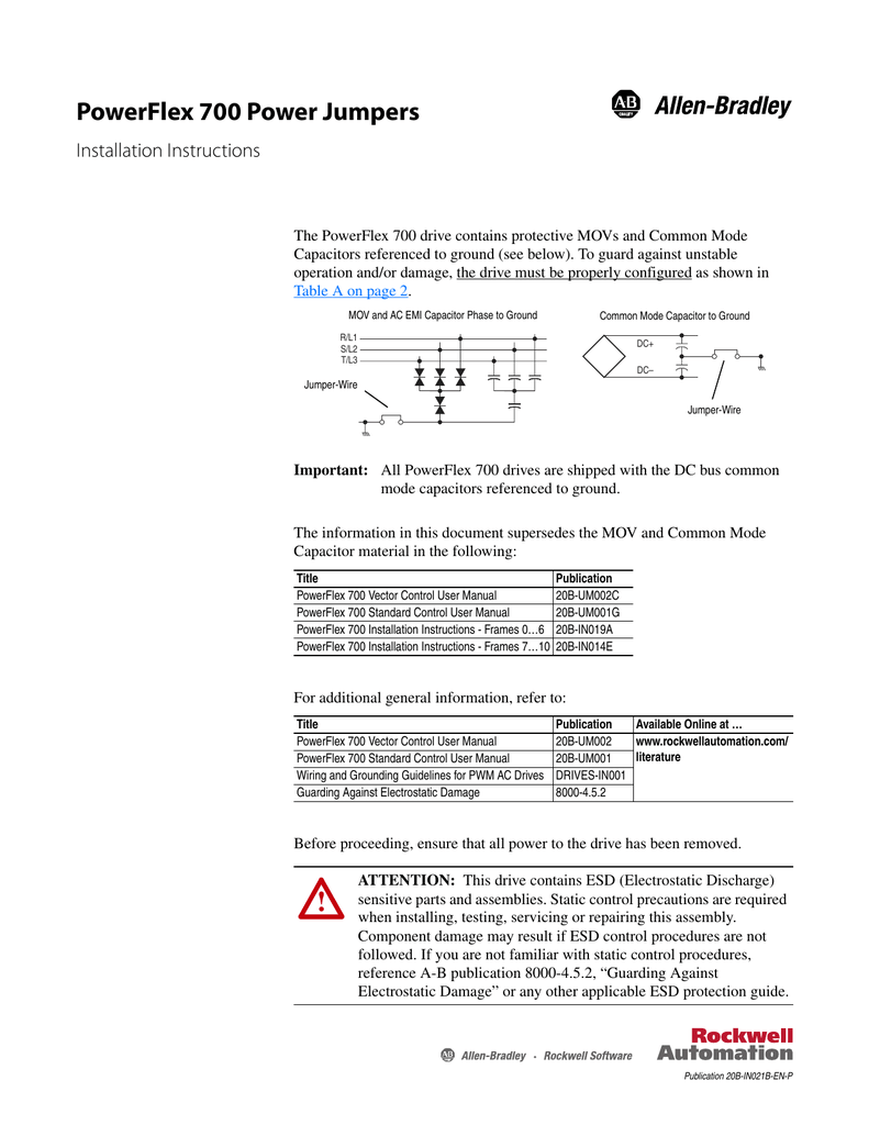 Wiring Diagram Internal Powerflex 700 - Wiring Diagram Schemas