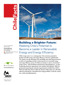 NRDC: Building a Brighter Future - Realizing Chile`s Potential to