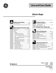 GE Electric Range