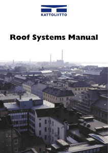 Roof Systems Manual