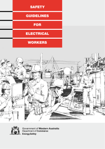 Safety guidelines for electrical workers