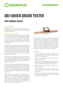 qb1 quick break tester - MagDoc from Magnaflux EMEAR