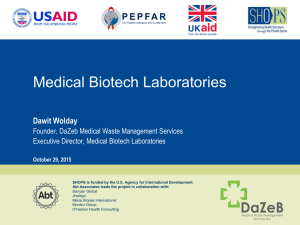 Dawit Wolday - Medical Biotech Laboratories