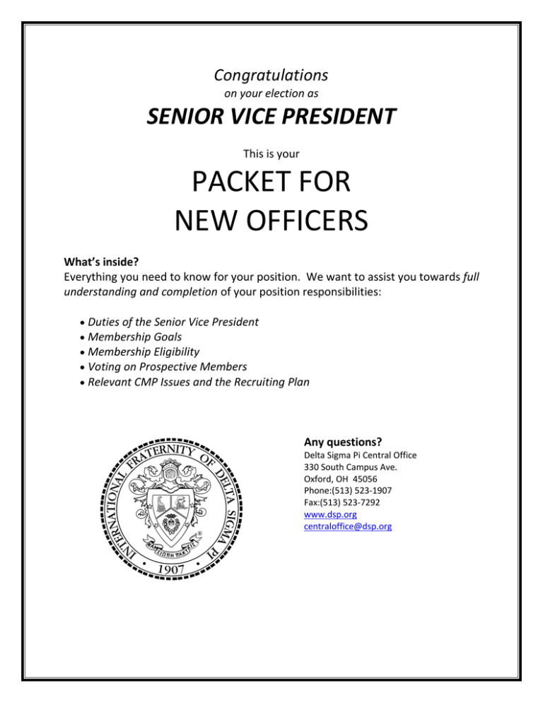 Senior Vice President Title Meaning