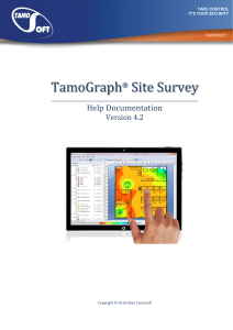 TamoGraph Site Survey