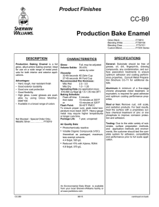 Production Bake Enamel CC-B9