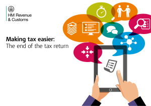 Making tax easier: The end of the tax return