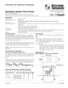 SpectrAlert Outdoor Horn/Strobe