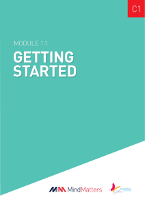 Module 1.1 Module Overview