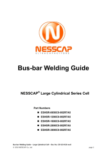 Bus-bar Welding Guide