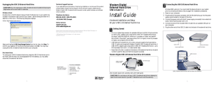 WD USB 2.0 External Hard Drive Install Guide