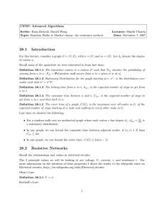28.1 Introduction 28.2 Resistive Networks