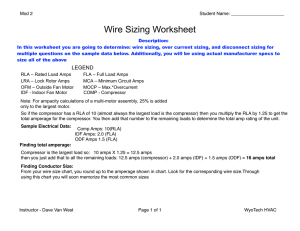 Wire sizing worksheet