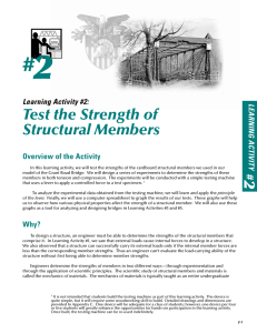Learning Activity #2: Test the Strength of Structural Members