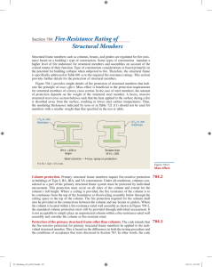 Section 704 Fire-Resistance Rating of Structural Members