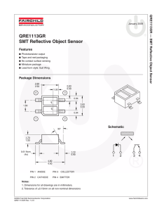 QRE1113GR SMT Reflective Object Sensor