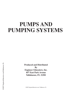pumps and pumping systems