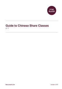 Guide to Chinese Share Classes