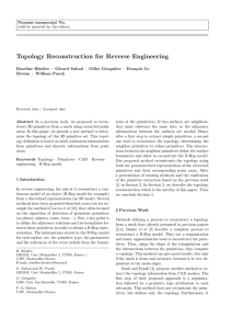 Topology Reconstruction for Reverse Engineering