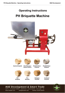 PH Briquette Machine