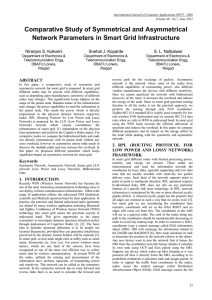 Comparative Study of Symmetrical and Asymmetrical Network