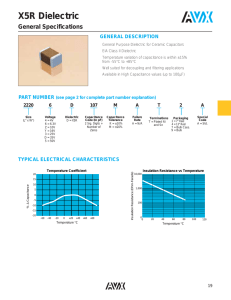 X5R Dielectric