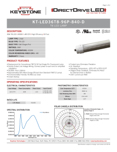 KT-LED36T8-96P-840-D - Keystone Technologies