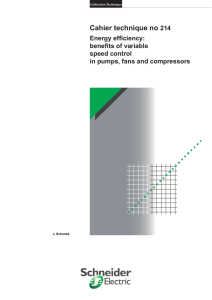 Variable speed control of pumps, fans and