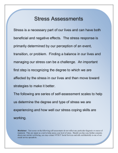 Stress Assessments
