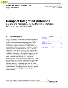AN2731: Compact Integrated Antennas Designs and