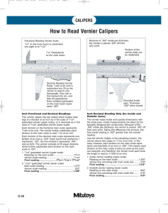 How to Read Vernier Calipers