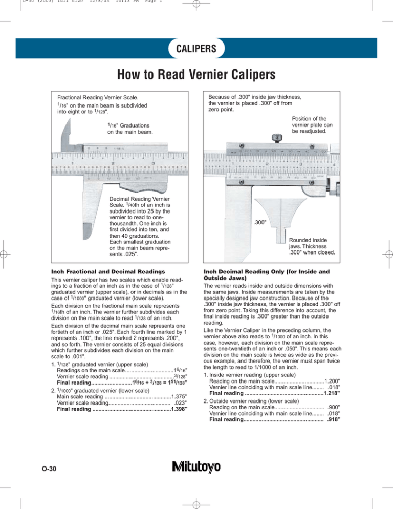 How to use vernier caliper