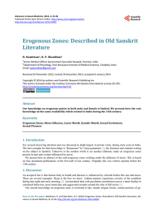Erogenous Zones: Described in Old Sanskrit Literature