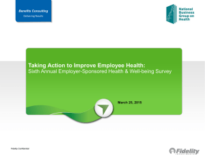 Taking Action to Improve Employee Health