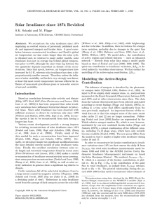 Solar Irradiance since 1874 Revisited