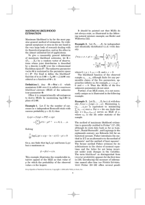 ``Maximum Likelihood Estimation``. In: Encyclopedia of Statistical