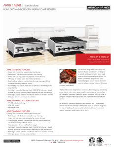heavy duty and economy radiant char broilers