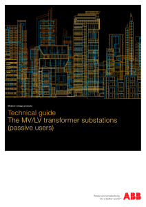 Technical guide The MV/LV transformer substations (passive