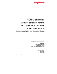 ACU-Controller - Psicompany.com