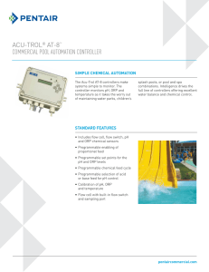 acu-trol® at-8tm commercial pool automation controller