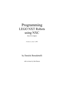 Programming - BricxCC