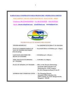 karnataka cooperative milk producers` federation limited